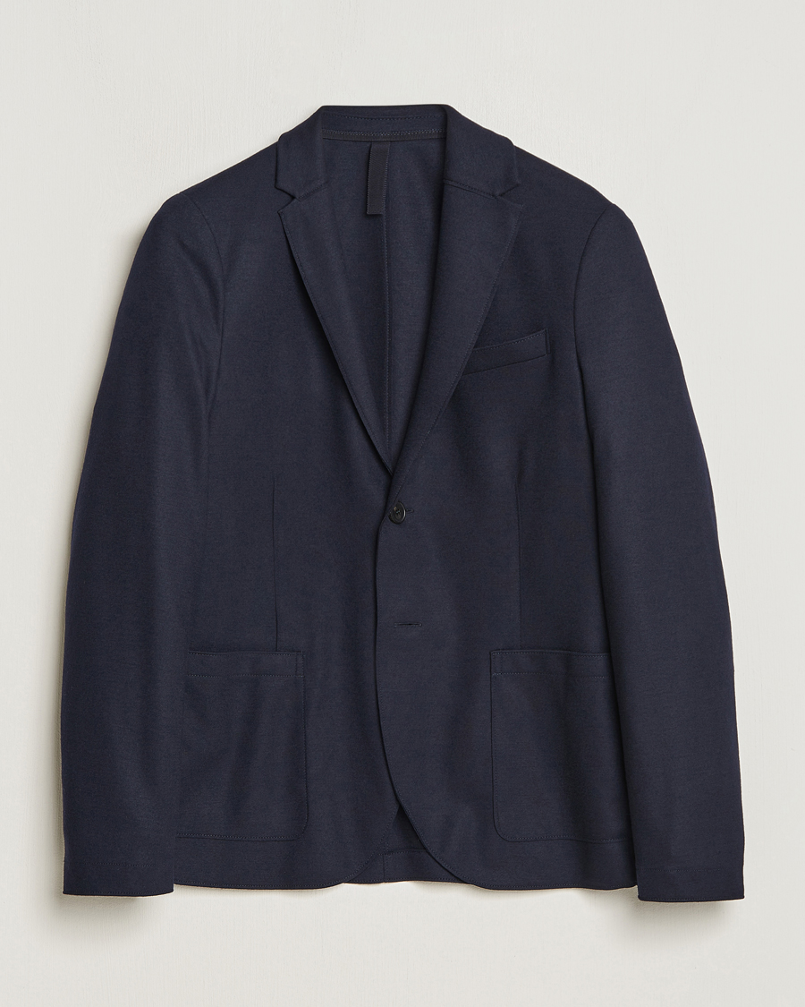 Mies | Pikkutakit | Harris Wharf London | Two Button Vented Superfine Merino Blazer Navy