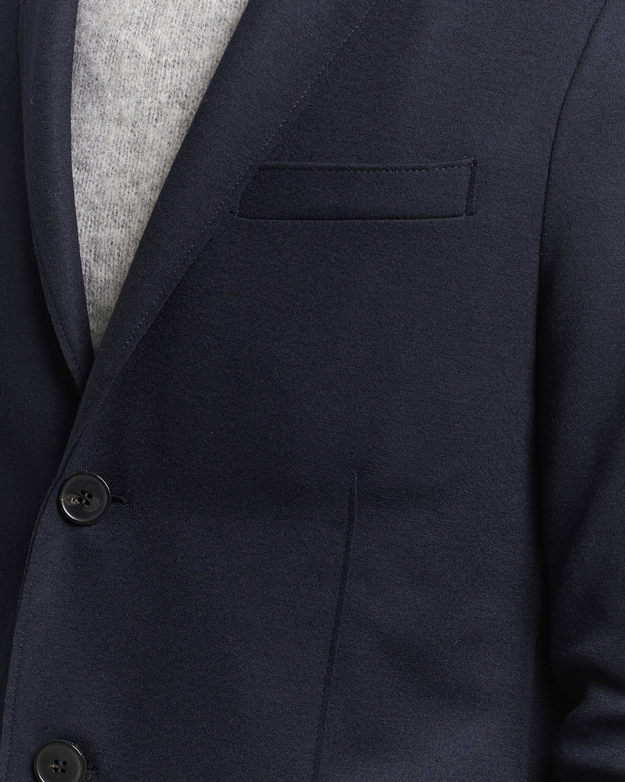 Mies | Pikkutakit | Harris Wharf London | Two Button Vented Superfine Merino Blazer Navy