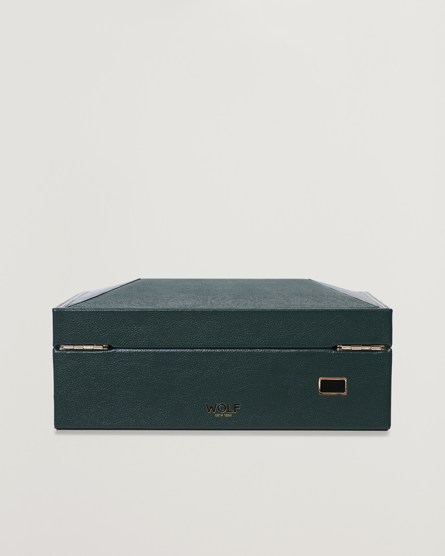 Mies | Kello- ja korurasiat | WOLF | British Racing Green 8 Piece Watch Box