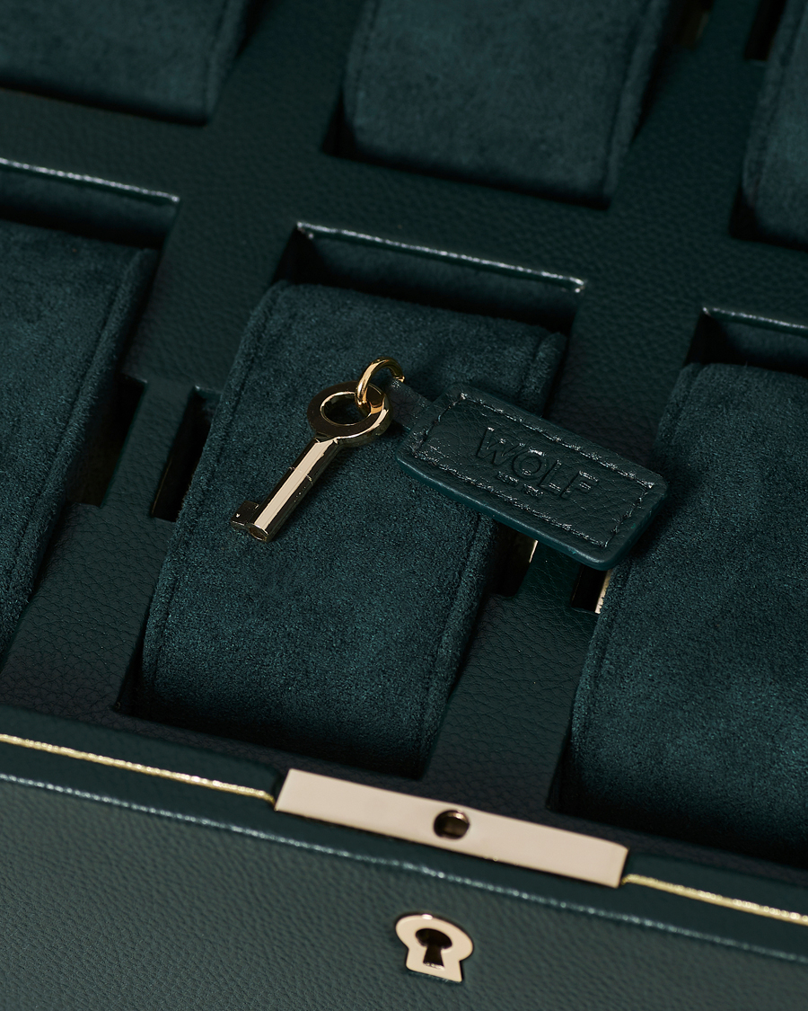Mies | Kello- ja korurasiat | WOLF | British Racing Green 8 Piece Watch Box