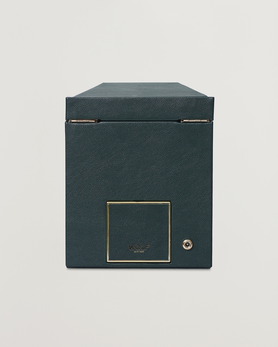 Mies | WOLF British Racing Green Single Watch Winder | WOLF | British Racing Green Single Watch Winder