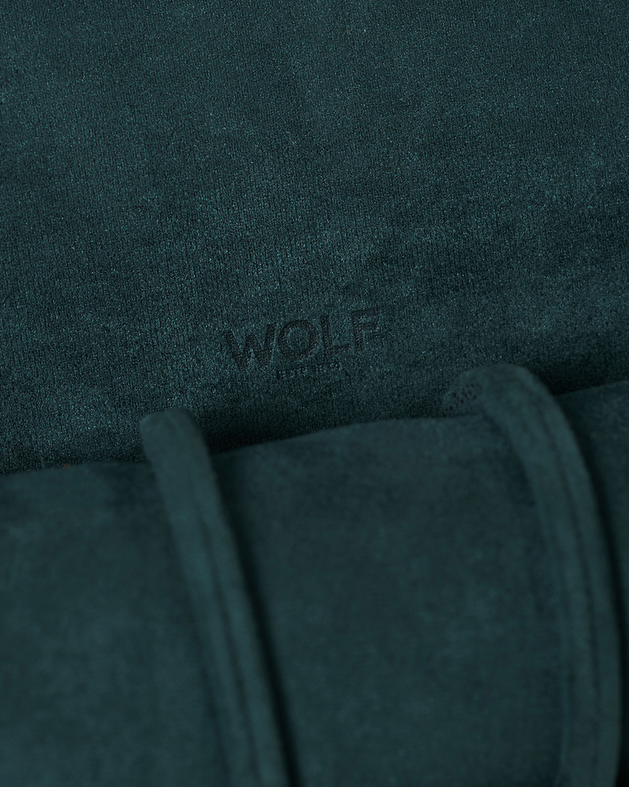 Mies | Kello- ja korurasiat | WOLF | British Racing Green Triple Watch Roll