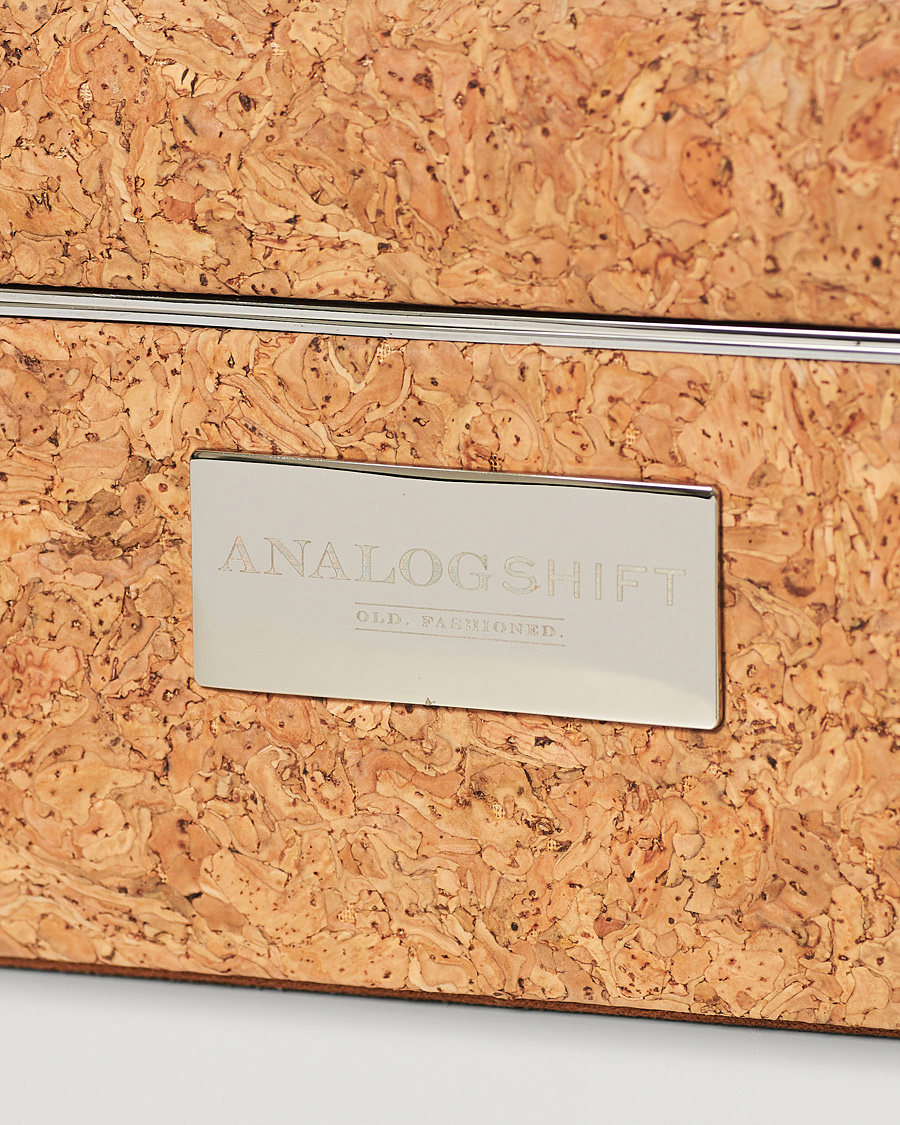 Mies | WOLF Analog/Shift 1976 8 Piece Watch Box Cork | WOLF | Analog/Shift 1976 8 Piece Watch Box Cork