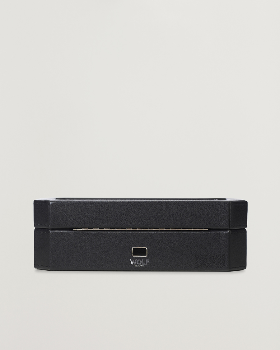 Mies | Kello- ja korurasiat | WOLF | Windsor 5 Piece Watch Box Black/Grey
