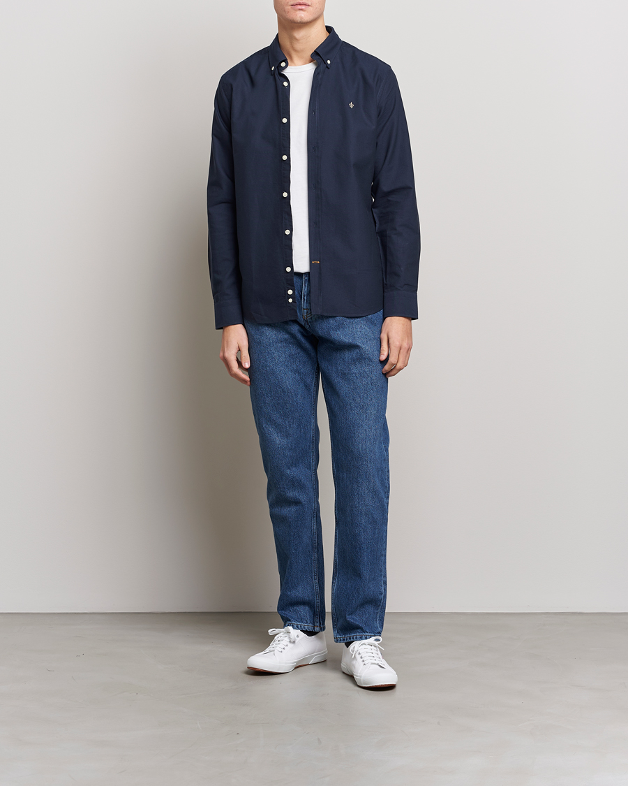 Mies | Kauluspaidat | Morris | Douglas Oxford Shirt Navy