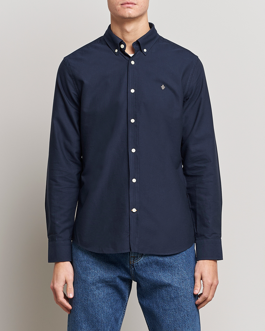 Mies | Kauluspaidat | Morris | Douglas Oxford Shirt Navy