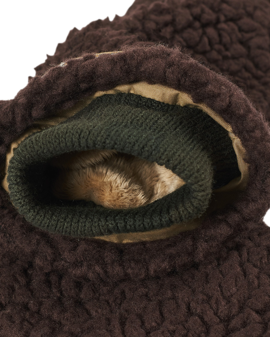 Mies | Elmer by Swany Miyo Wool Teddy Mittens Brown | Elmer by Swany | Miyo Wool Teddy Mittens Brown