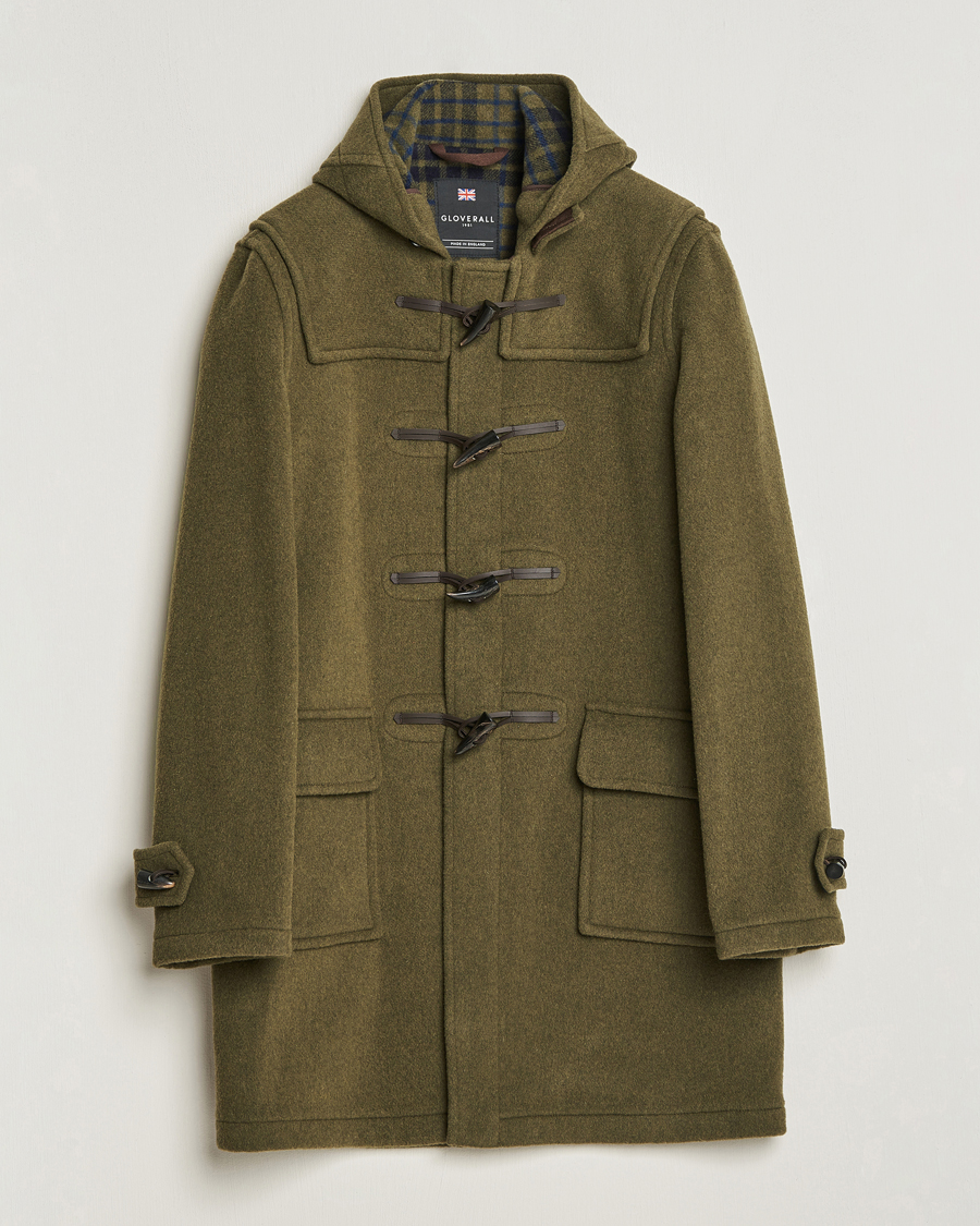 Mies | Takit | Gloverall | Morris Duffle Coat Loden Green/Check