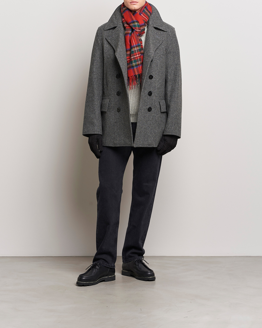 Mies | Takit | Gloverall | Churchill Reefer Peacoat Grey