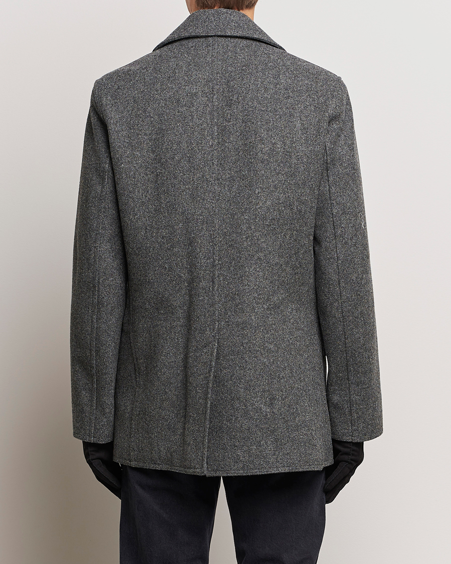 Mies | Takit | Gloverall | Churchill Reefer Peacoat Grey