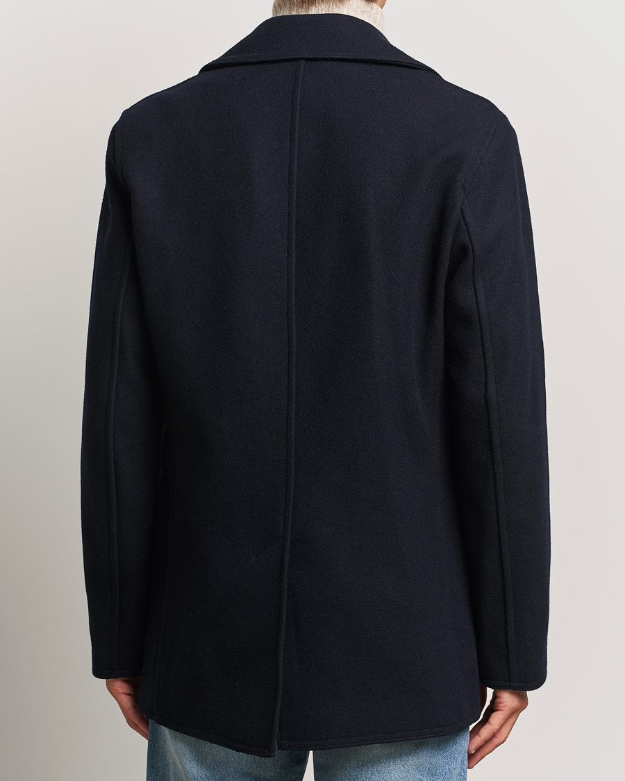 Mies | Takit | Gloverall | Churchill Reefer Peacoat Navy
