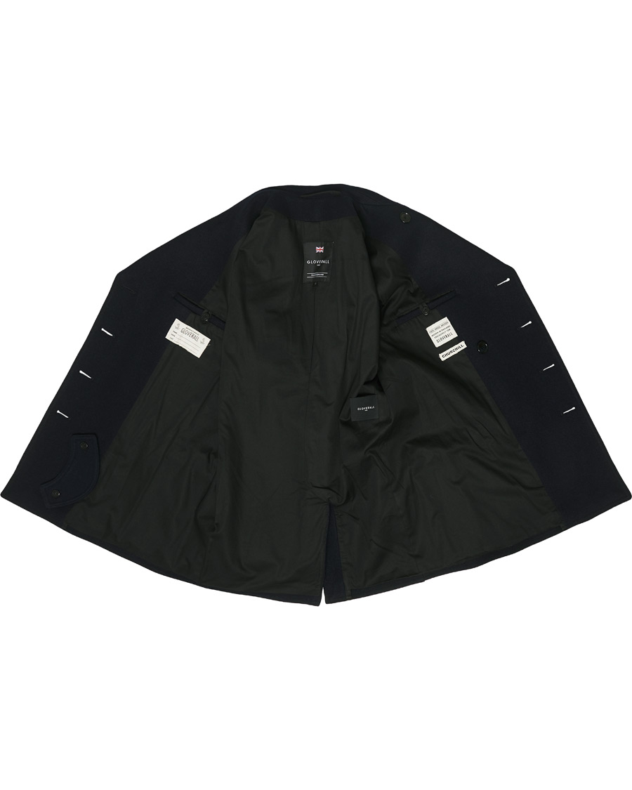 Mies | Takit | Gloverall | Churchill Reefer Peacoat Navy
