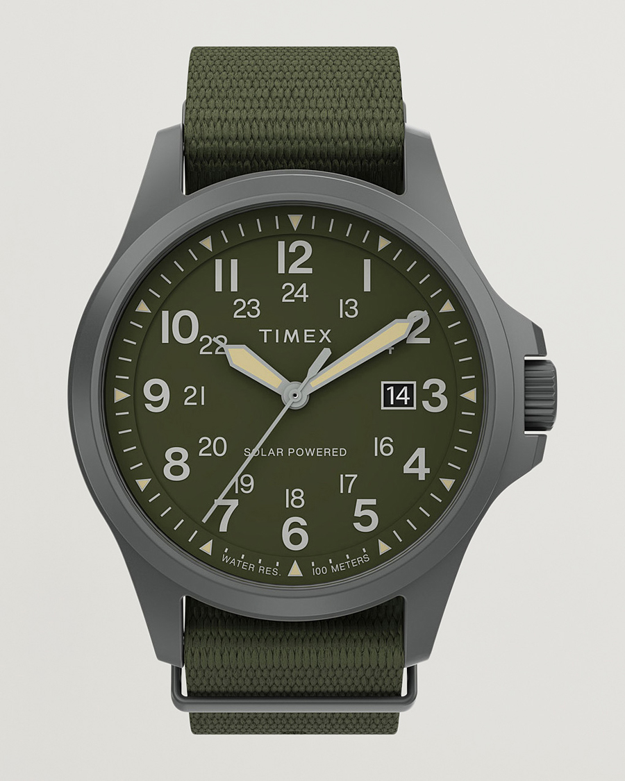 Mies | Timex Field Post Solar Watch 41mm Green Dial | Timex | Field Post Solar Watch 41mm Green Dial
