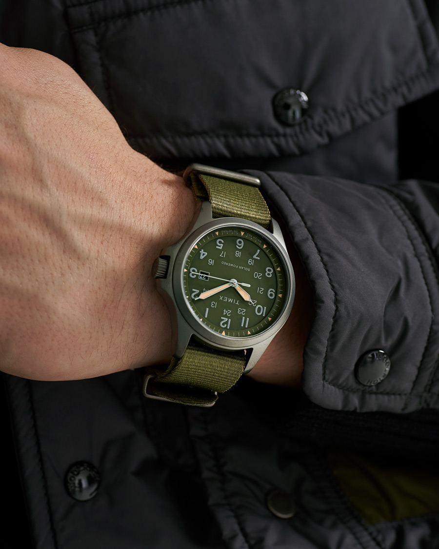 Mies | Timex Field Post Solar Watch 41mm Green Dial | Timex | Field Post Solar Watch 41mm Green Dial
