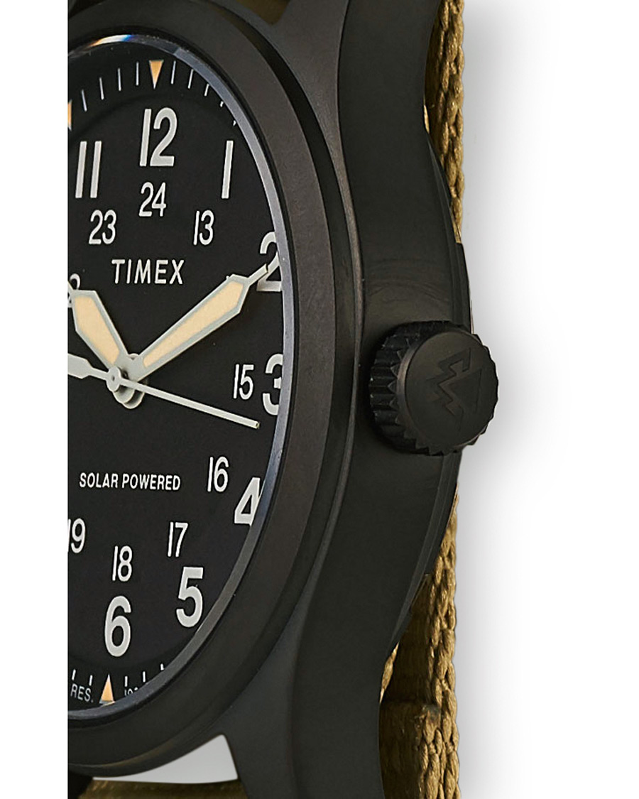 Mies | Timex Field Post Solar Watch 36mm Green/Black | Timex | Field Post Solar Watch 36mm Green/Black