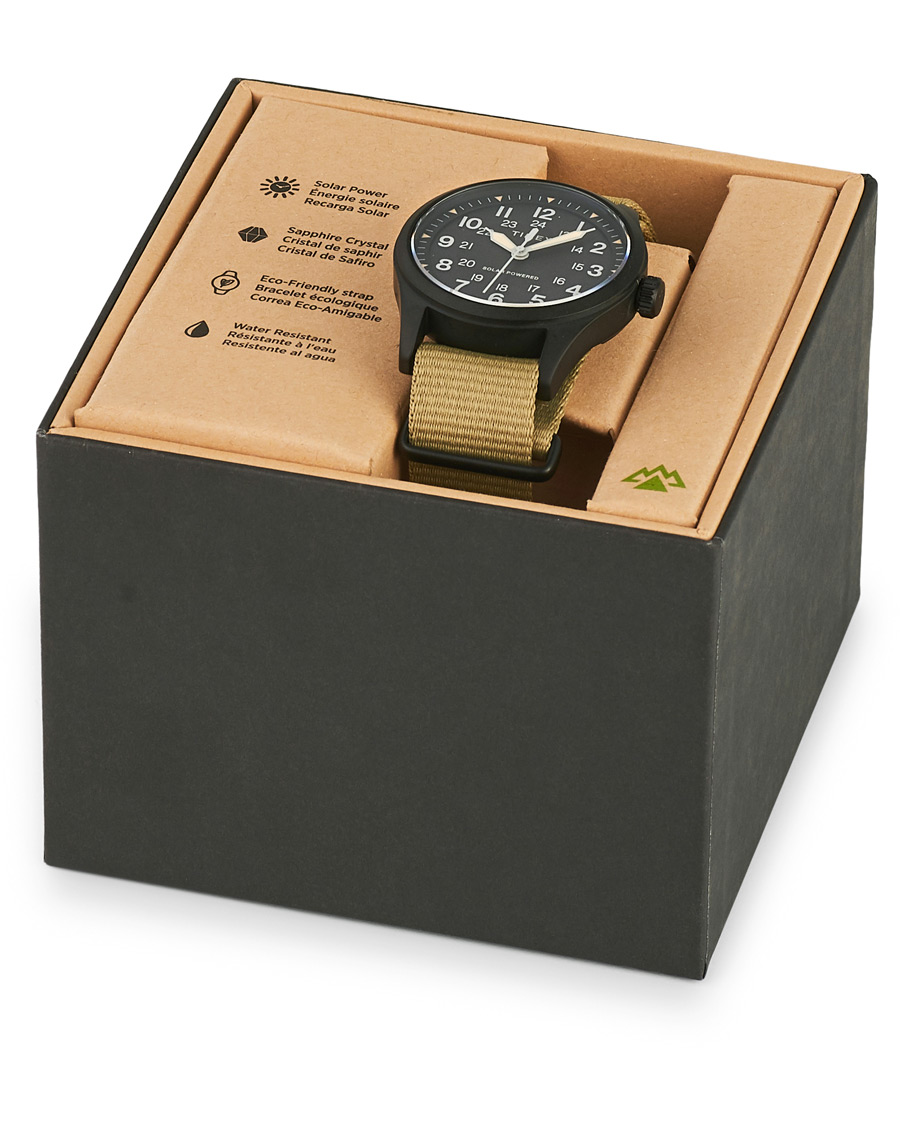 Mies | Timex Field Post Solar Watch 36mm Green/Black | Timex | Field Post Solar Watch 36mm Green/Black