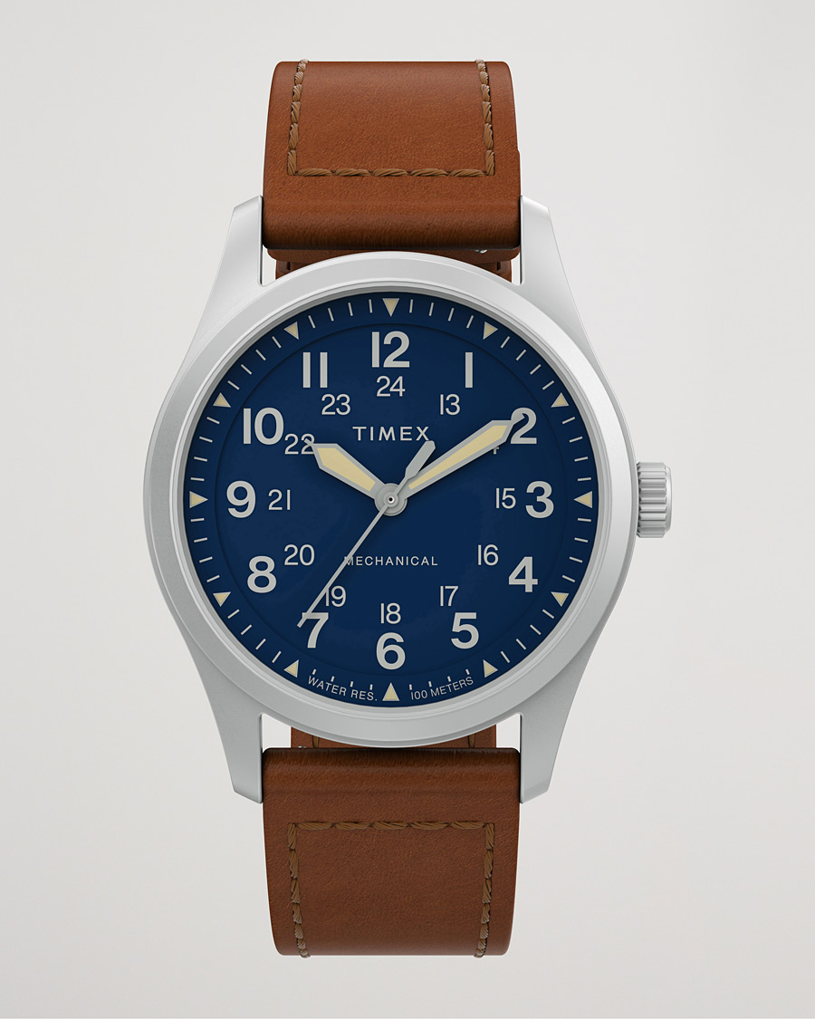 Mies | Timex Field Post Mechanical Watch 38mm Blue Dial | Timex | Field Post Mechanical Watch 38mm Blue Dial