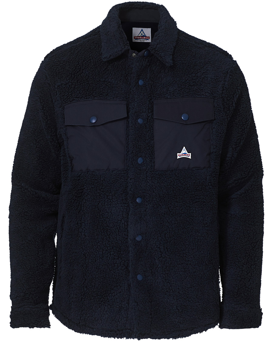 Mies | Kauluspaidat | Holubar | M155 Fleece Overshirt Dark Blue
