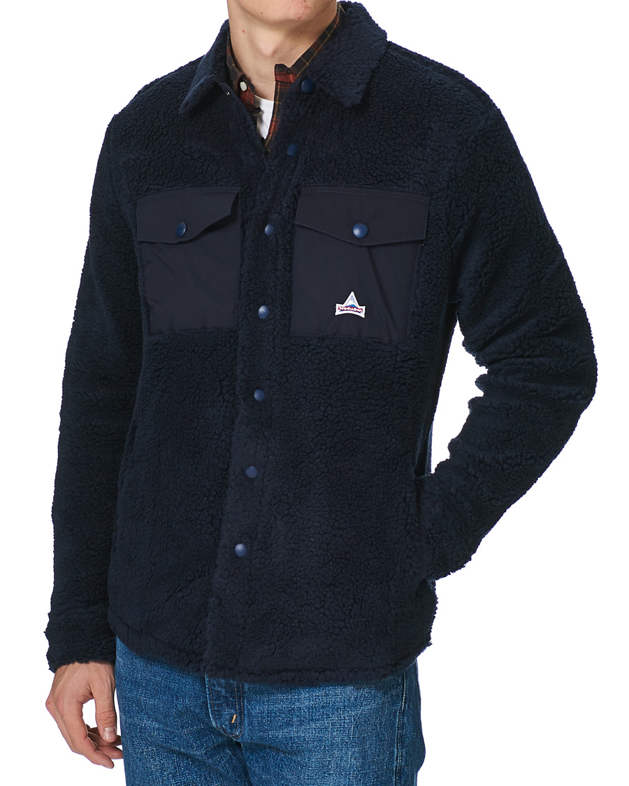 Mies | Kauluspaidat | Holubar | M155 Fleece Overshirt Dark Blue