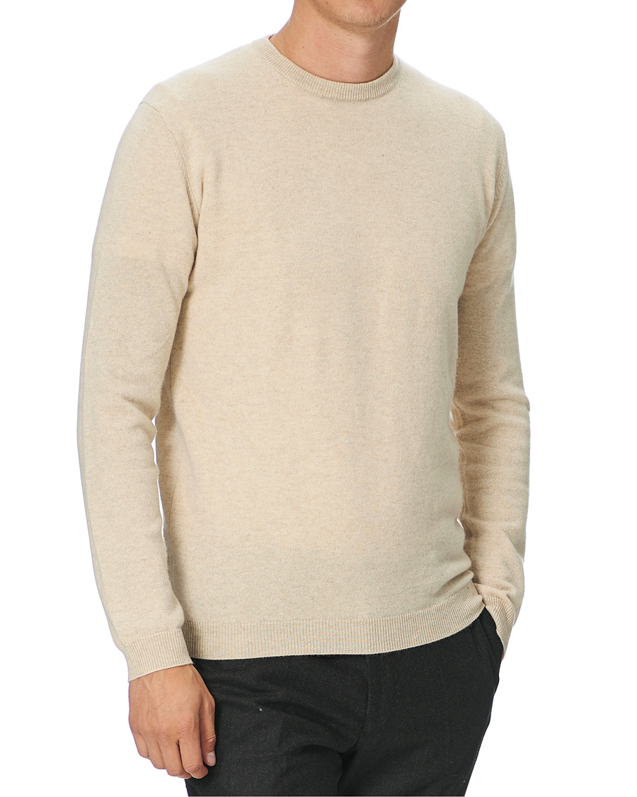 Mies | People's Republic of Cashmere | People's Republic of Cashmere | Cashmere Roundneck Oatmilk