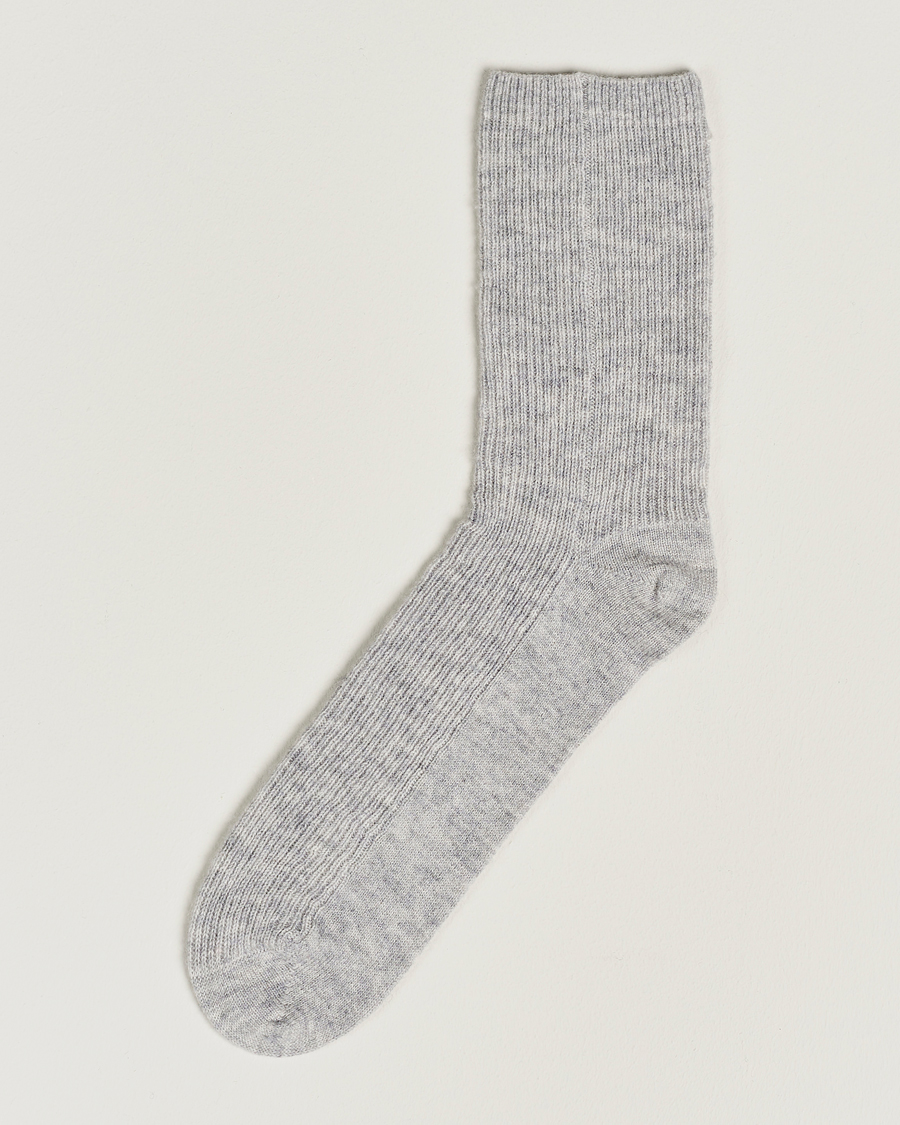 Mies | Alusvaatteet | People's Republic of Cashmere | Cashmere Socks Ash Grey