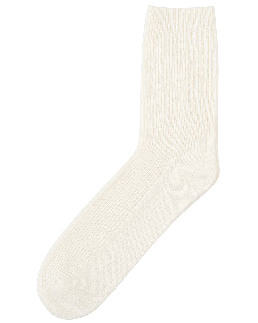 Mies | Alusvaatteet | People's Republic of Cashmere | Cashmere Socks White