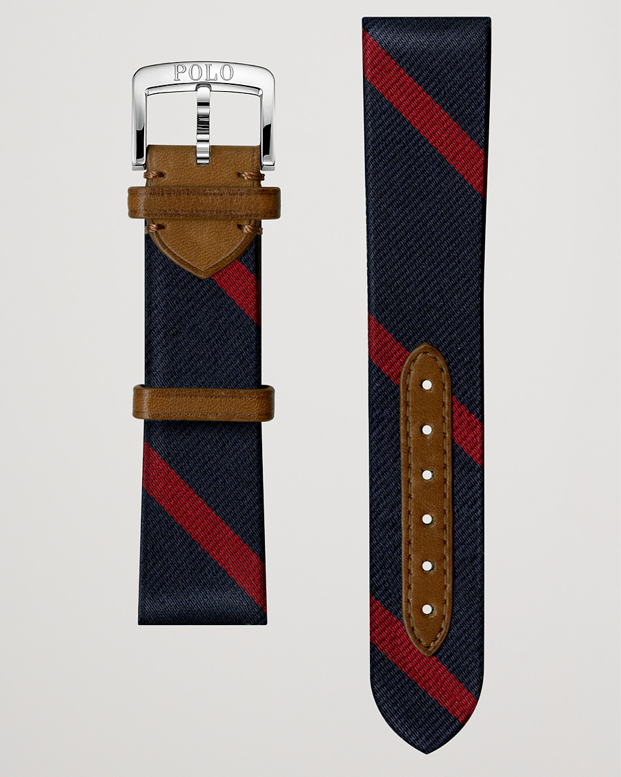 Mies | Polo Ralph Lauren Sporting Silk Strap Navy/Red | Polo Ralph Lauren | Sporting Silk Strap Navy/Red