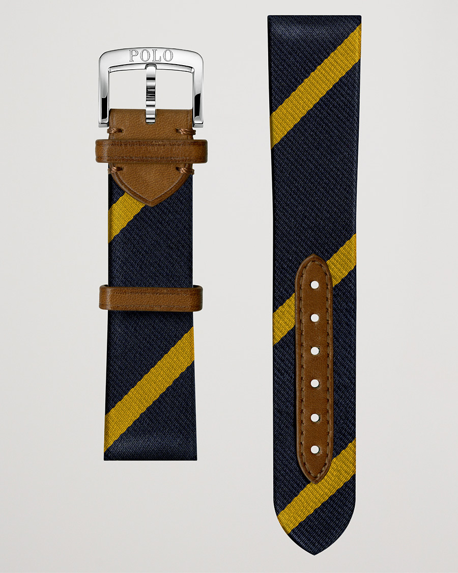 Mies | Polo Ralph Lauren Sporting Silk Strap Navy/Gold | Polo Ralph Lauren | Sporting Silk Strap Navy/Gold