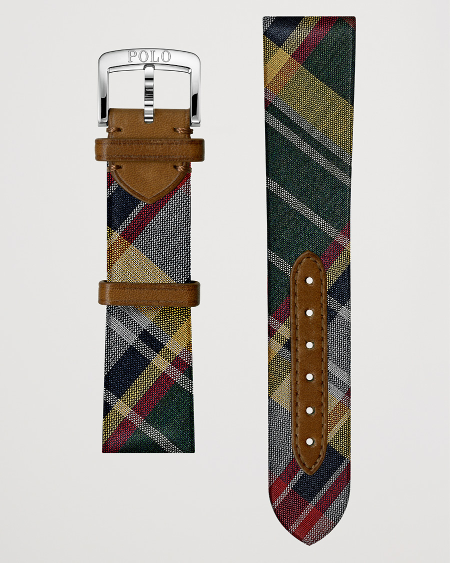 Mies | Polo Ralph Lauren Sporting Silk Strap Green Tartan | Polo Ralph Lauren | Sporting Silk Strap Green Tartan