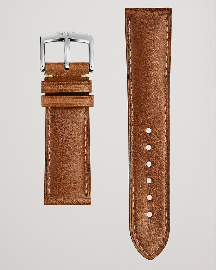 Mies | Kellonrannekkeet | Polo Ralph Lauren | Sporting Leather Strap Used Burnished