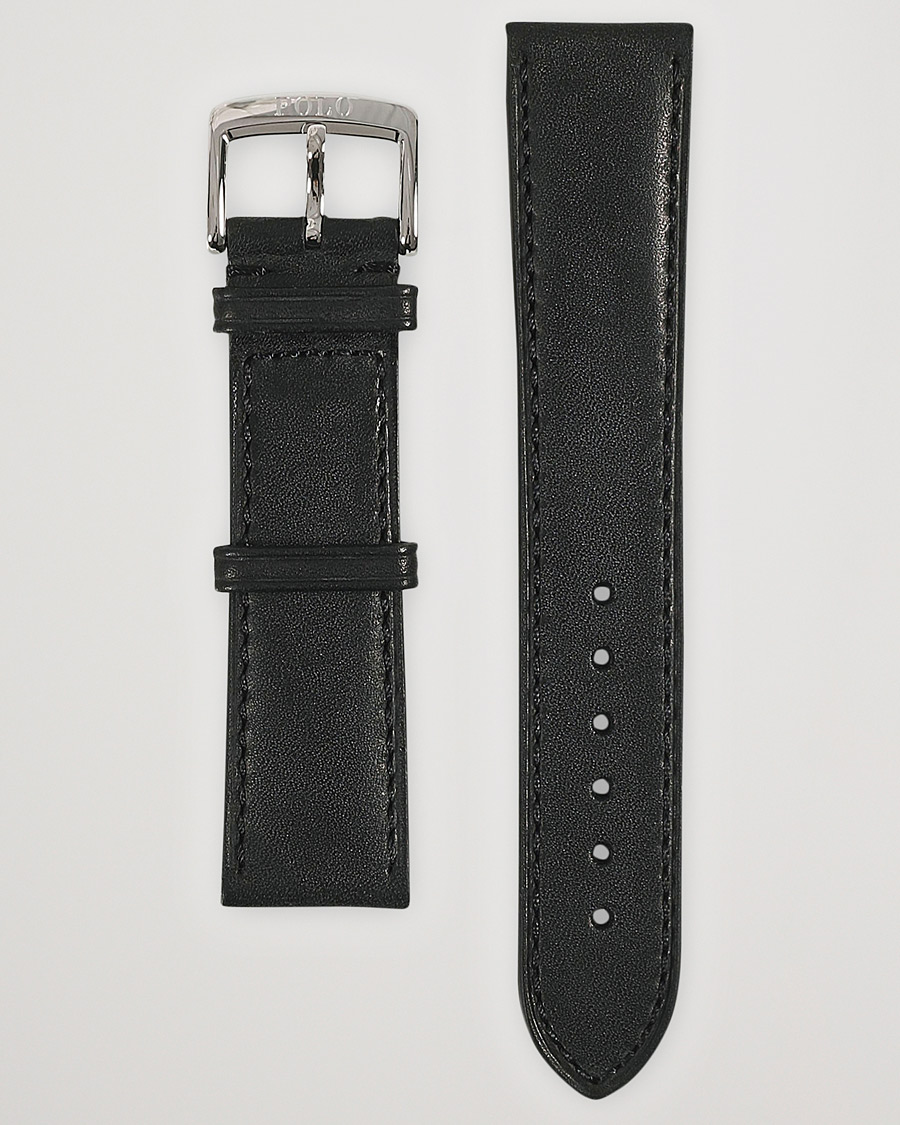 Mies | Kellonrannekkeet | Polo Ralph Lauren | Sporting Leather Strap Black
