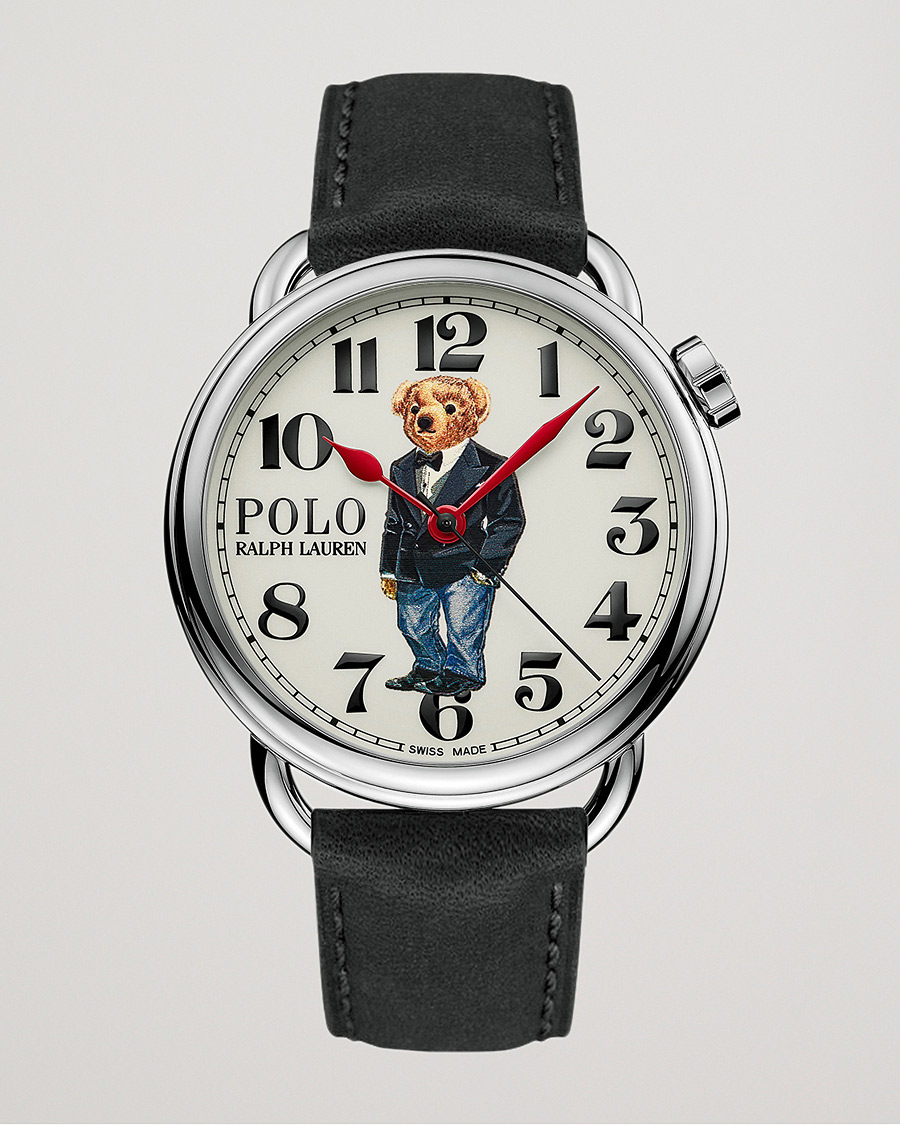 Mies | Polo Ralph Lauren 42mm Automatic Denim Tux Bear White Dial | Polo Ralph Lauren | 42mm Automatic Denim Tux Bear White Dial