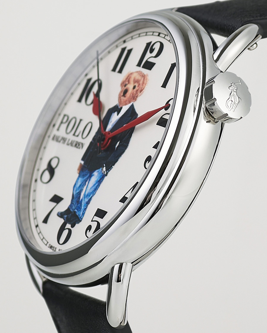 Mies | Polo Ralph Lauren 42mm Automatic Denim Tux Bear White Dial | Polo Ralph Lauren | 42mm Automatic Denim Tux Bear White Dial