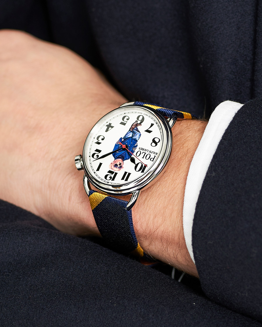 Mies | Fine watches | Polo Ralph Lauren | 42mm Automatic Nautical Bear White Dial