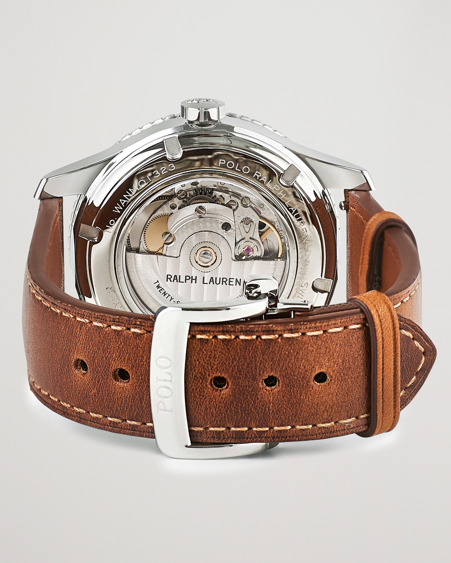 Mies | Polo Ralph Lauren 42mm Automatic Pony Player Black Dial | Polo Ralph Lauren | 42mm Automatic Pony Player Black Dial