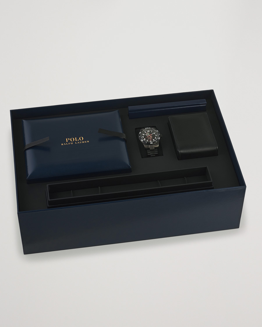 Mies | Polo Ralph Lauren 42mm Automatic Pony Player Black Dial | Polo Ralph Lauren | 42mm Automatic Pony Player Black Dial