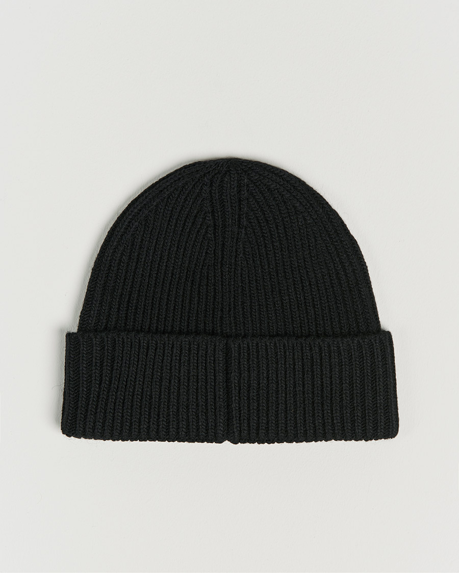 Mies | NN07 Bob Logo Beanie Black | NN07 | Bob Logo Beanie Black