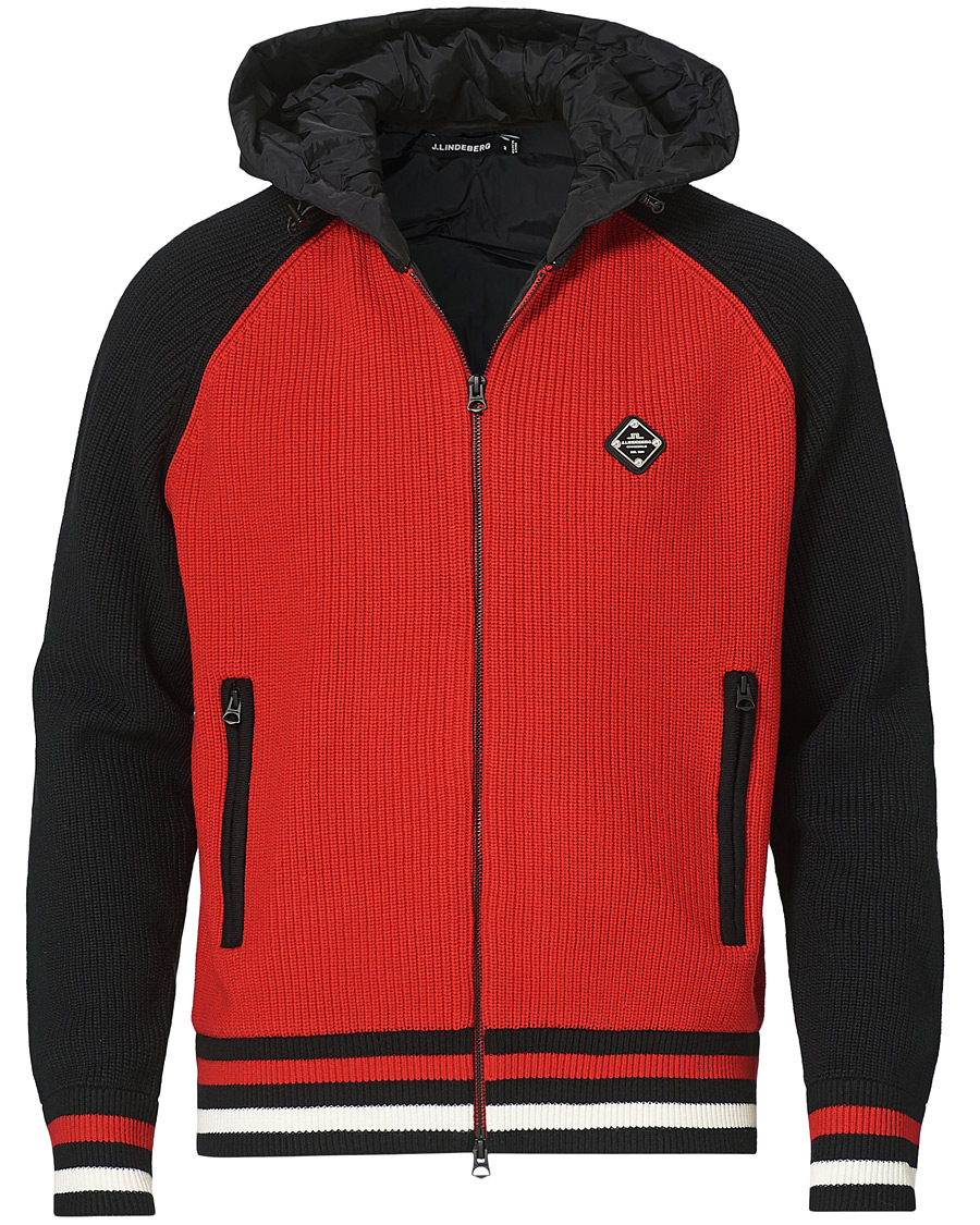 Mies | Takit | J.Lindeberg | Bob Merino Wool Knitted Jacket Black