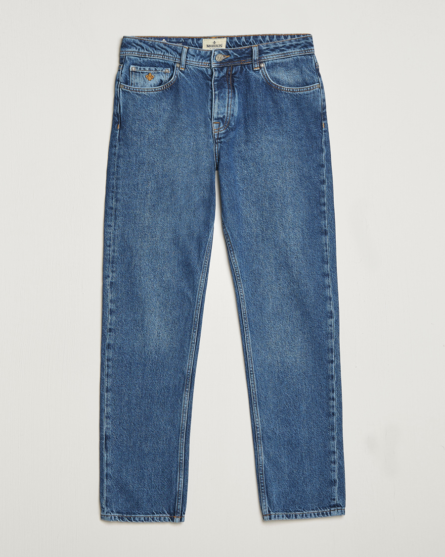 Miehet |  | Morris | Jermyn Cotton Jeans Blue