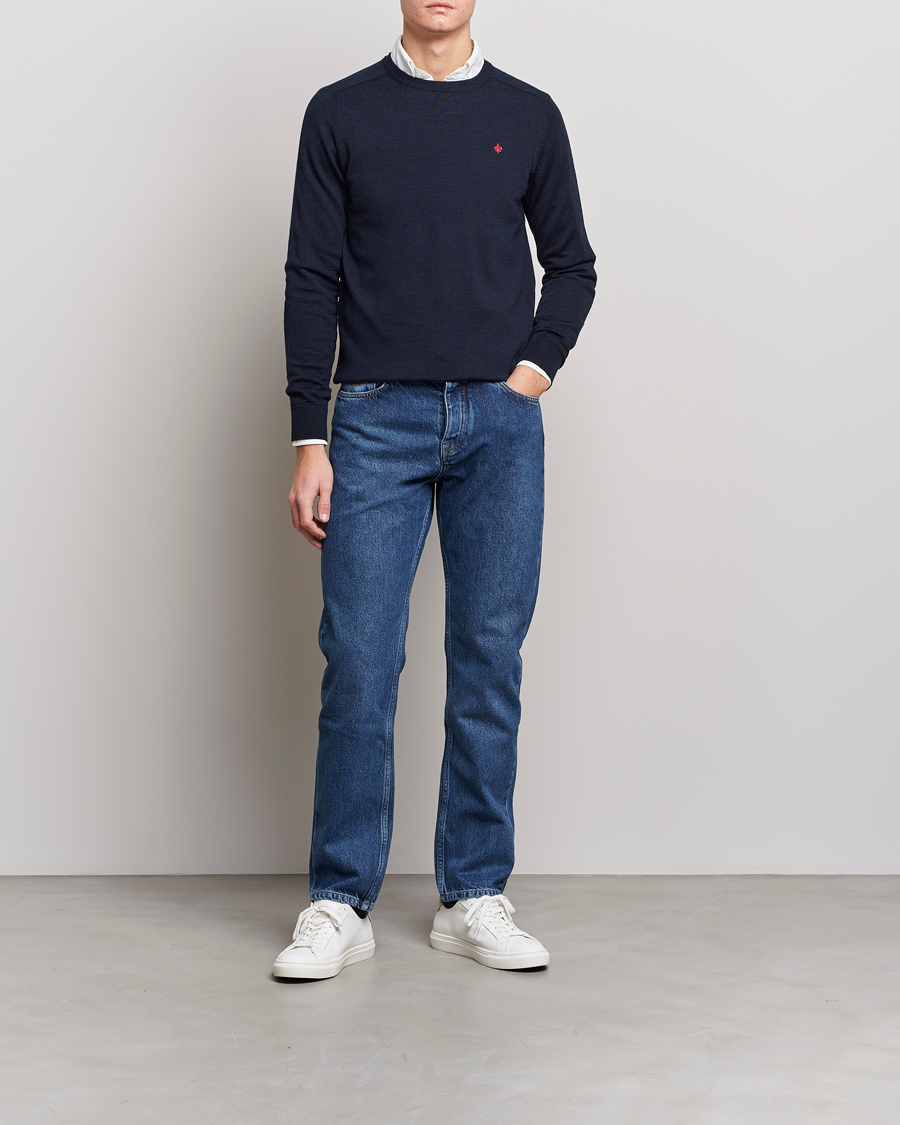 Mies | Straight leg | Morris | Jermyn Cotton Jeans Blue