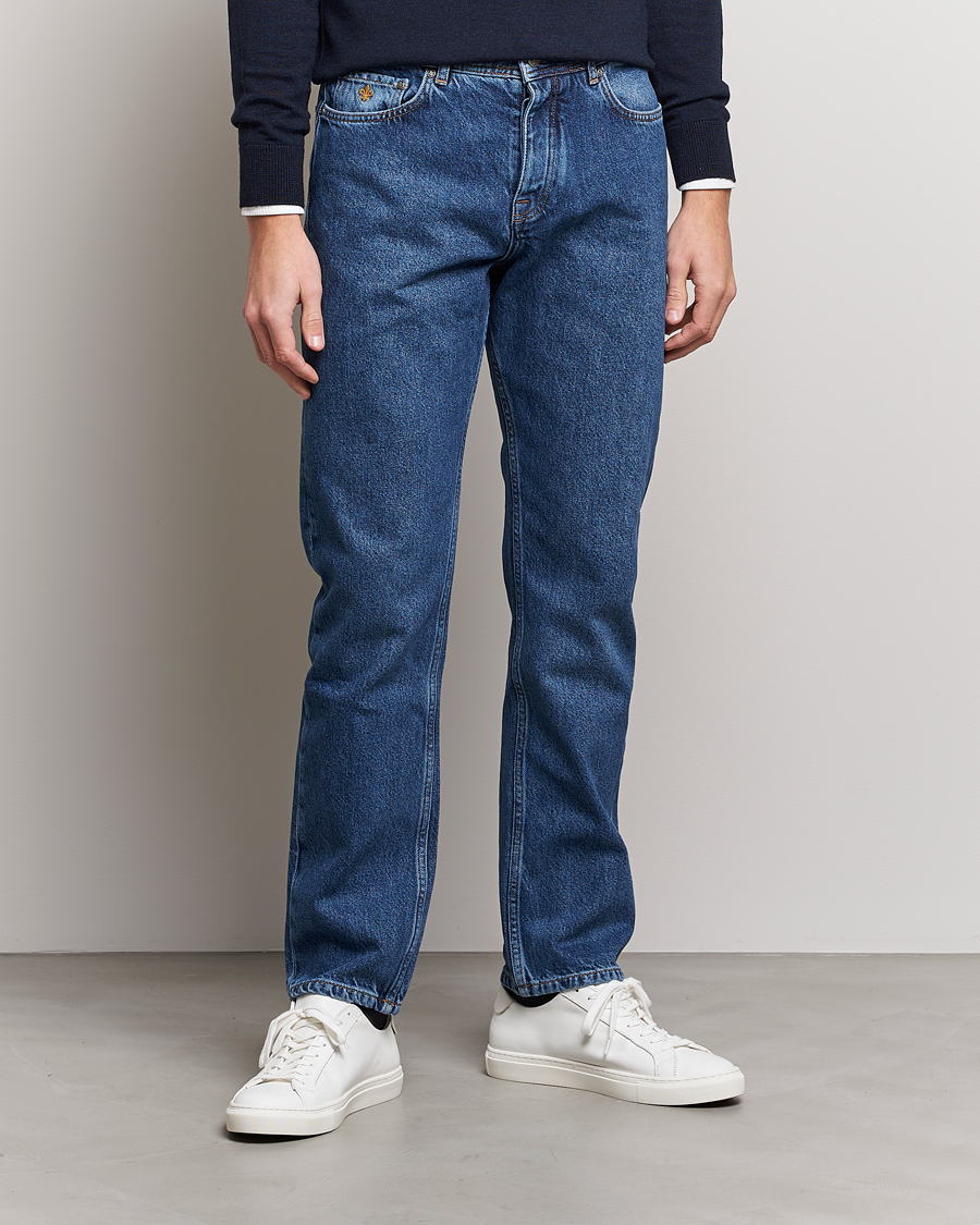 Mies | Straight leg | Morris | Jermyn Cotton Jeans Blue