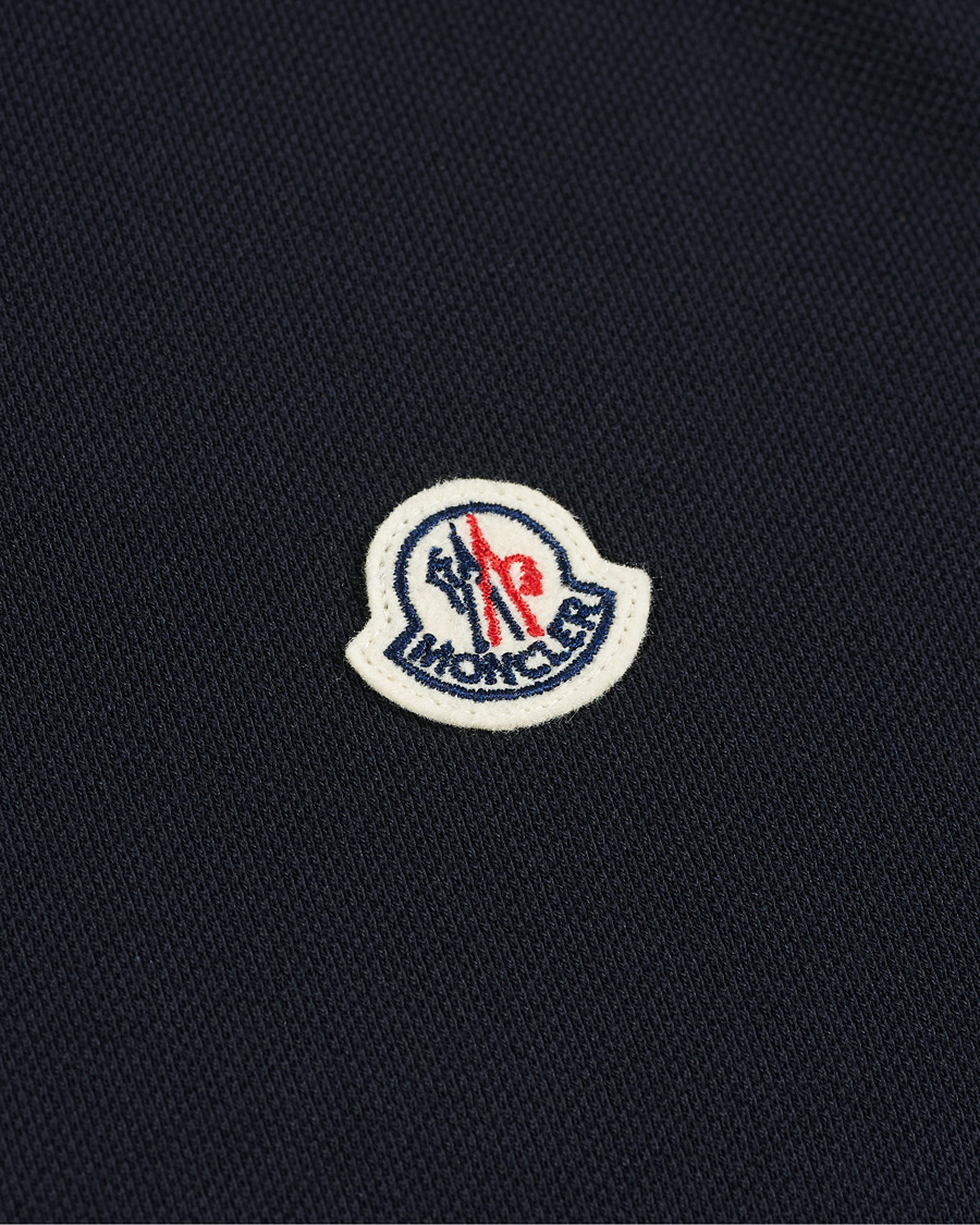 Mies | Pikeet | Moncler | Logo Tipped Polo Dark Blue