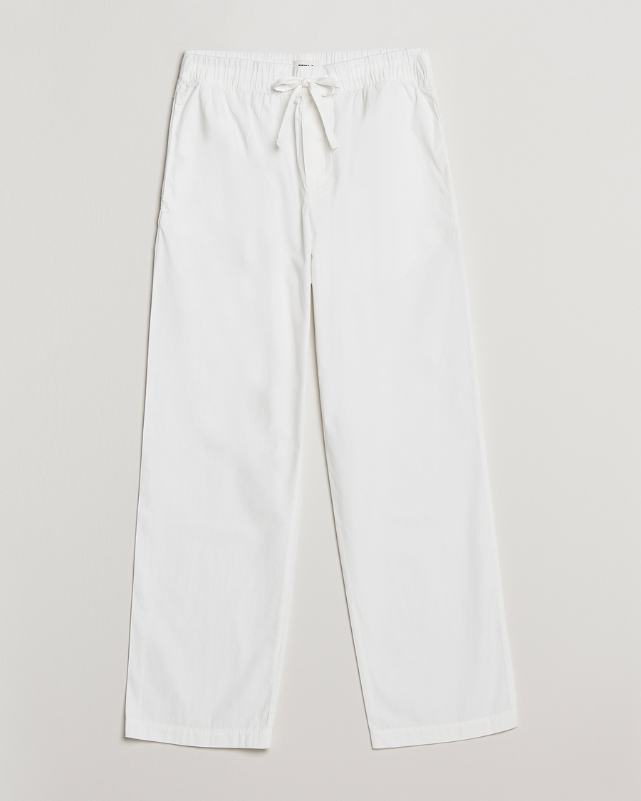 Mies | Yöpuvut | Tekla | Poplin Pyjama Pants Alabaster White