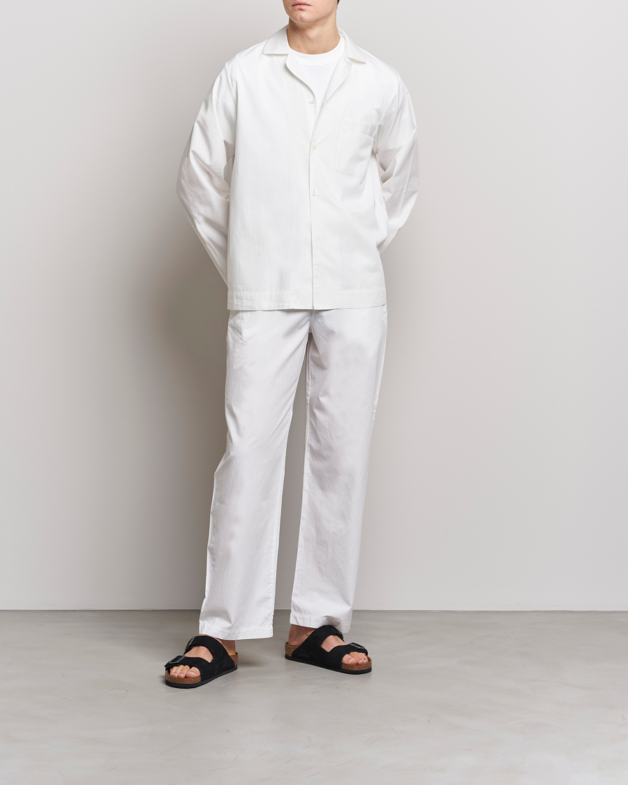 Mies | Yöpuvun housut | Tekla | Poplin Pyjama Pants Alabaster White