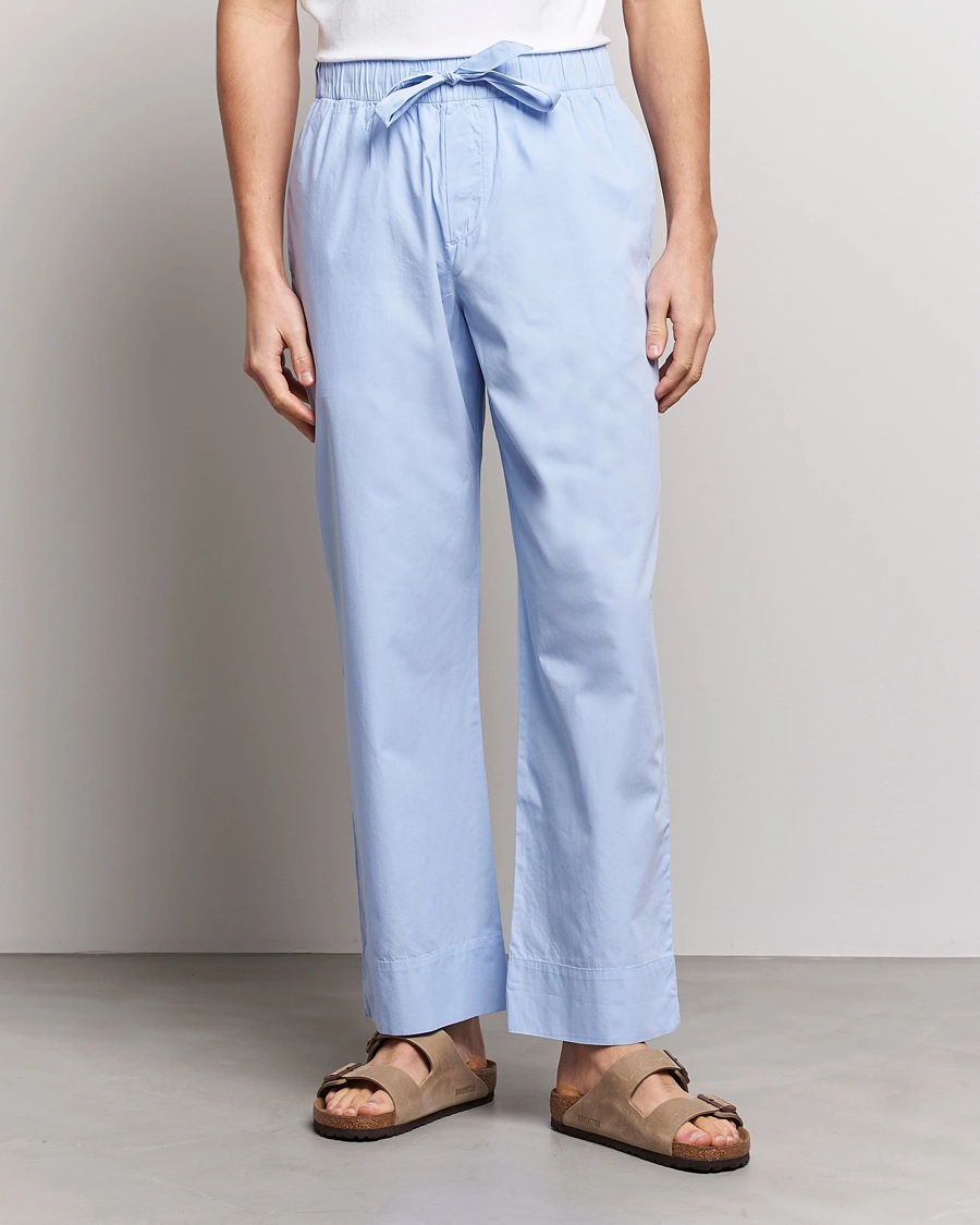 Mies |  | Tekla | Poplin Pyjama Pants Light Blue