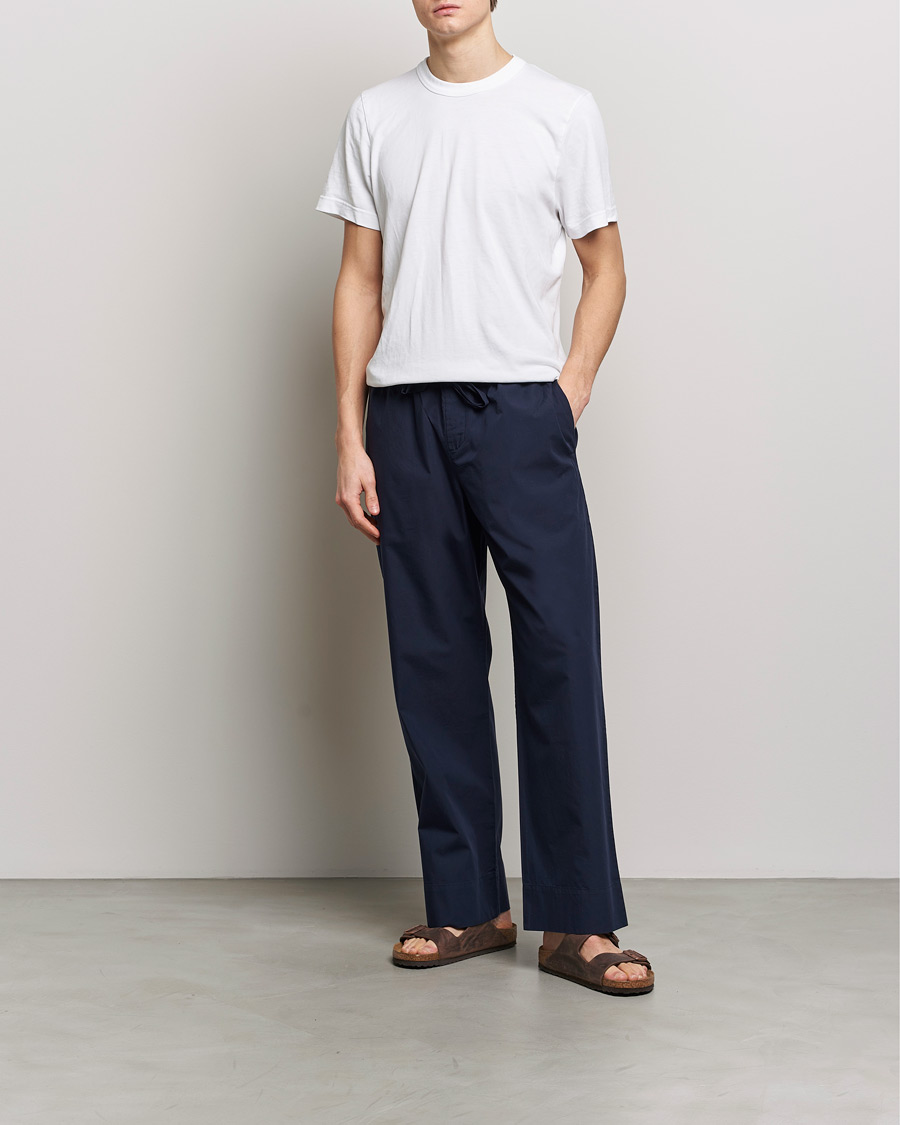 Mies | Yöpuvut ja kylpytakit | Tekla | Poplin Pyjama Pants True Navy