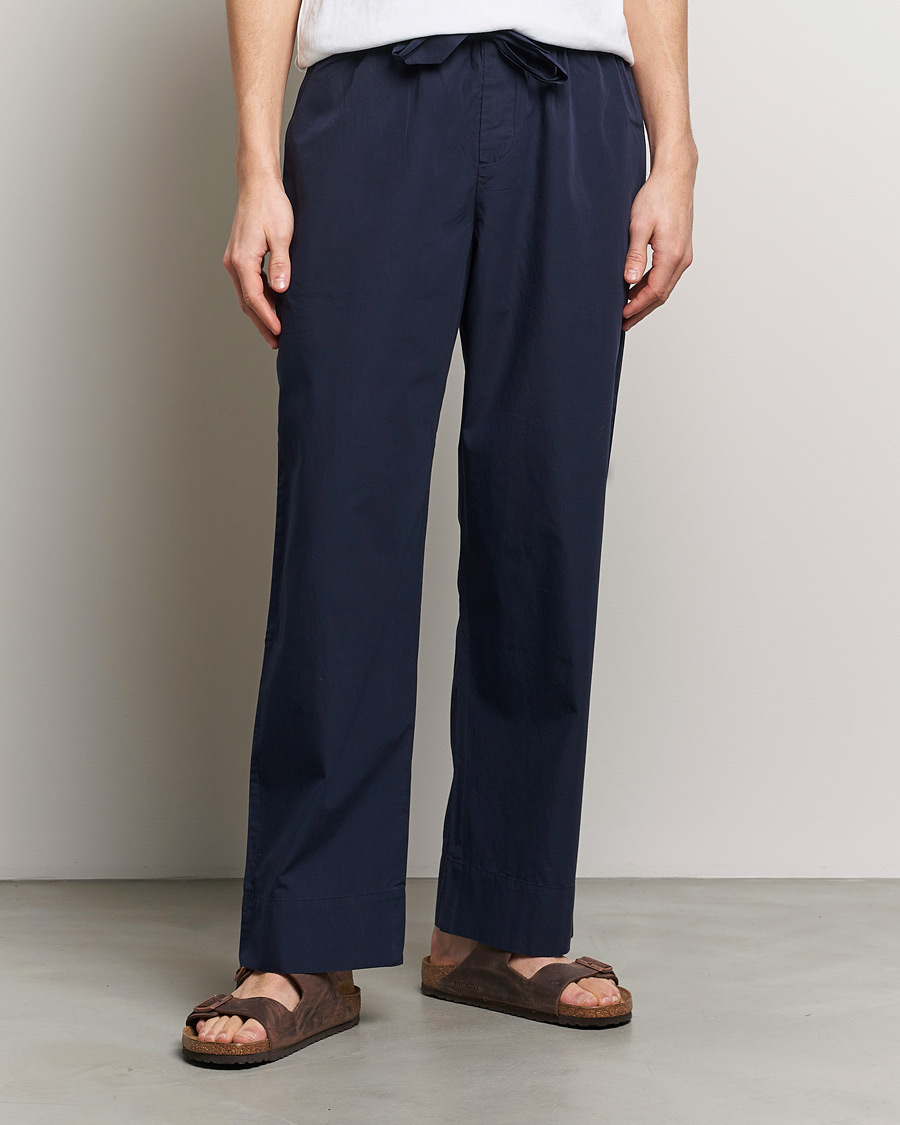 Mies | Yöpuvut ja kylpytakit | Tekla | Poplin Pyjama Pants True Navy