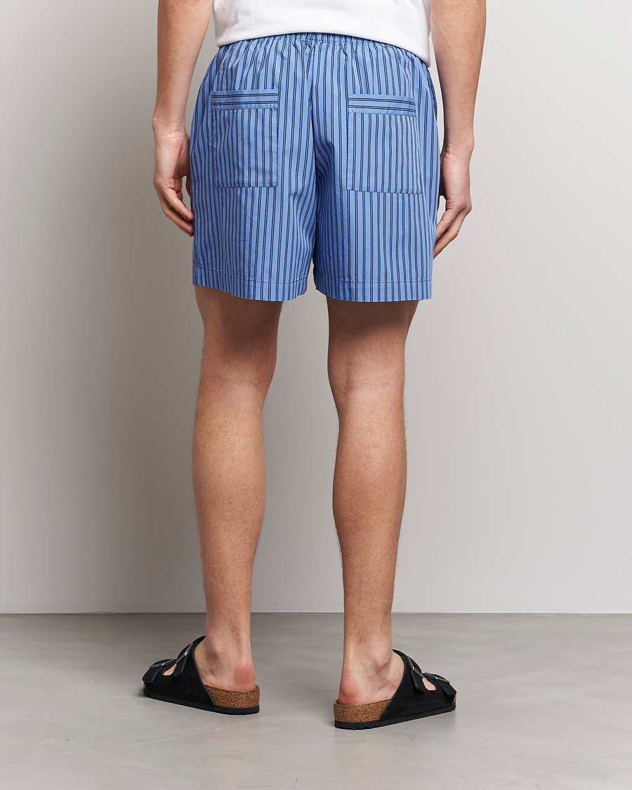 Mies | Tekla Poplin Pyjama Shorts Boro Stripes | Tekla | Poplin Pyjama Shorts Boro Stripes
