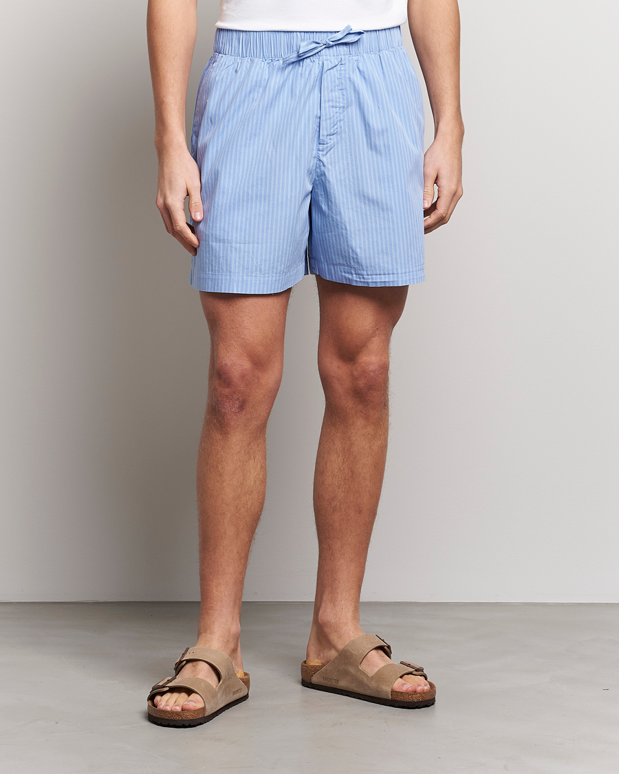 Mies | Yöpuvut ja kylpytakit | Tekla | Poplin Pyjama Shorts Pin Stripes