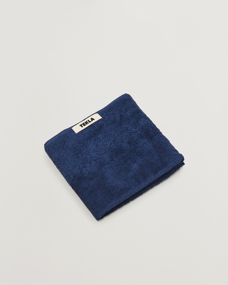 Mies | Tekstiilit | Tekla | Organic Terry Hand Towel Navy